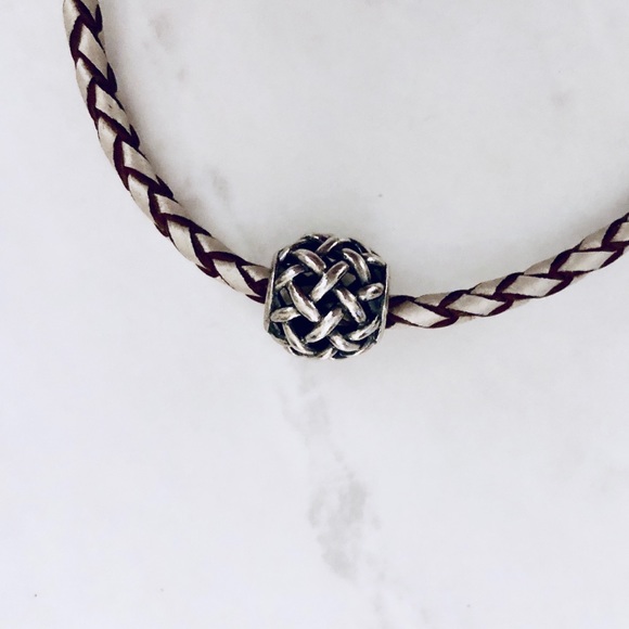 pandora basket weave charm pandora basket weave charm